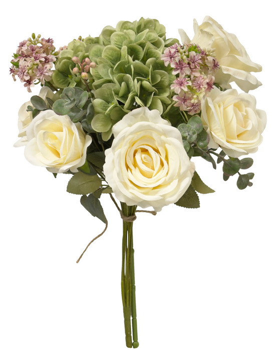 GREENIX kunstig blomsterbuket 4 varianter (assorteret)